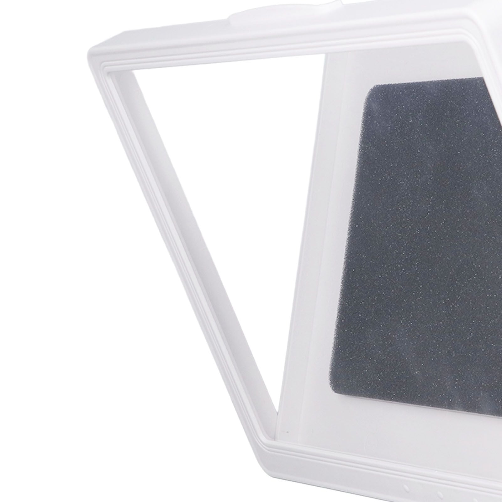 Bathroom Waterproof Anti Fog Touch Screen Mobile Phone Case Wall Mount Sealed Protective Cover Computer Tablet Storage Case Box 9802W White