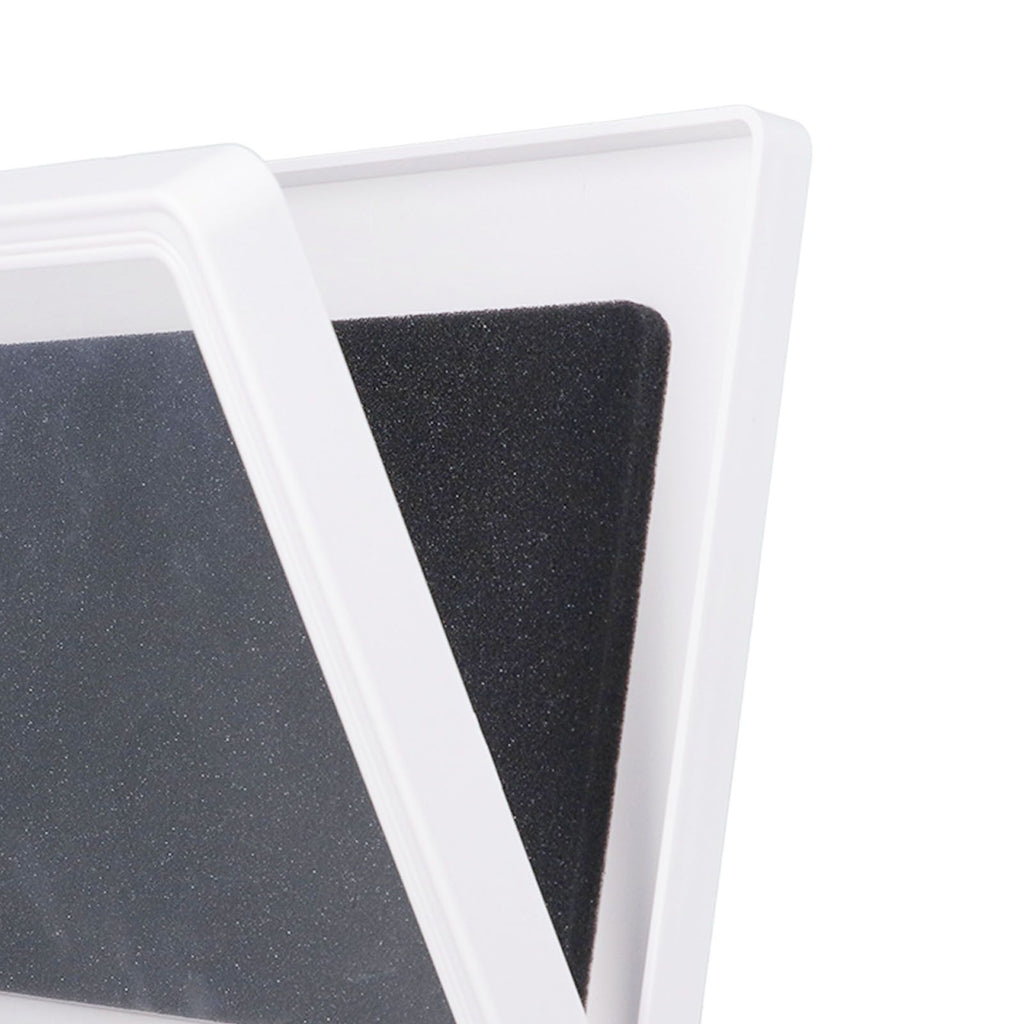 Bathroom Waterproof Anti Fog Touch Screen Mobile Phone Case Wall Mount Sealed Protective Cover Computer Tablet Storage Case Box 9802W White