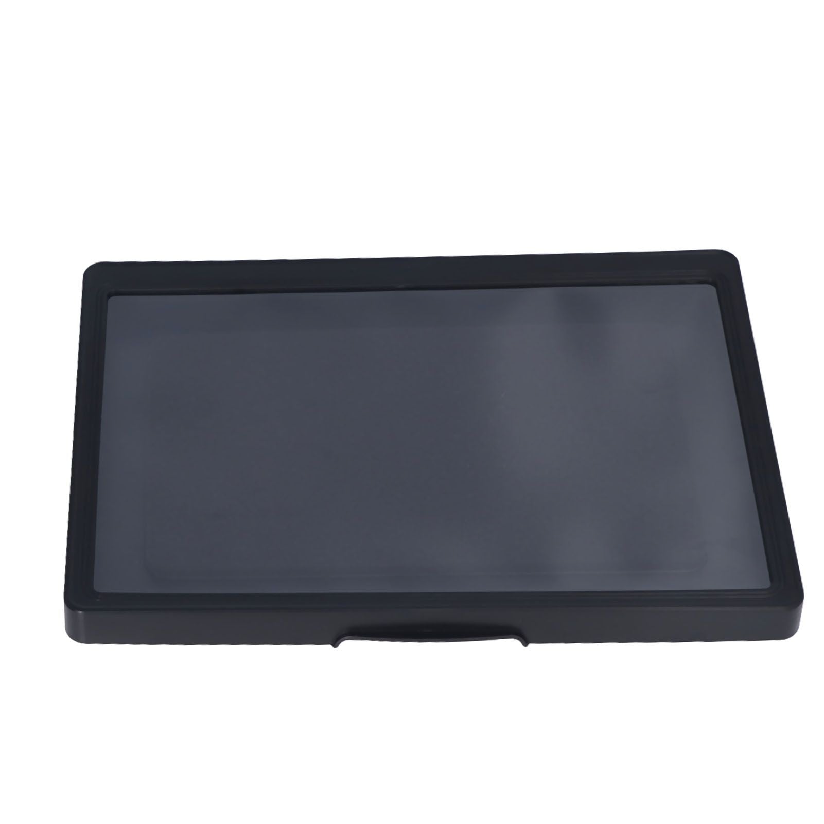 Bathroom Waterproof Anti Fog Touch Screen Mobile Phone Case Wall Mount Sealed Protective Cover Computer Tablet Storage Case Box 9802B Black