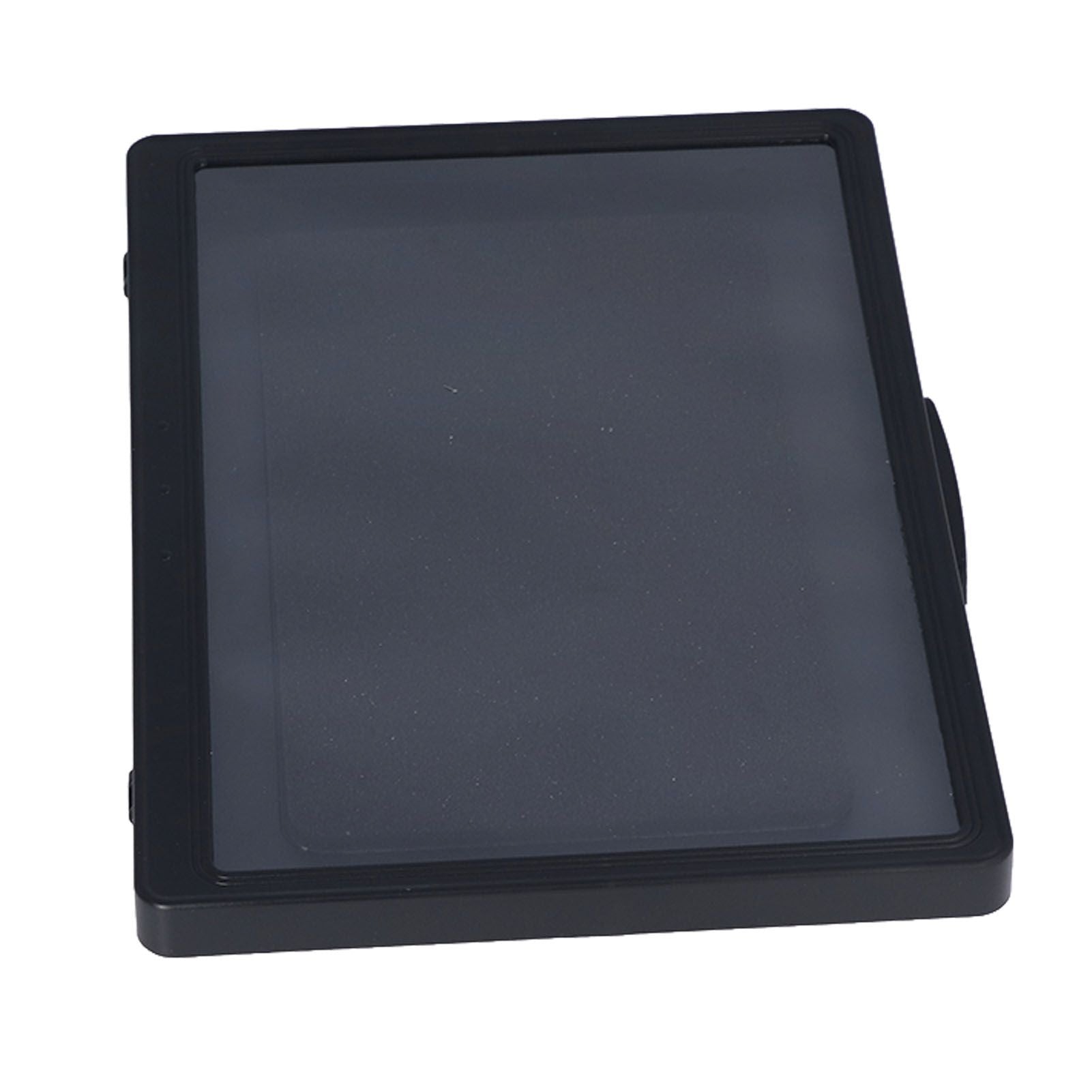 Bathroom Waterproof Anti Fog Touch Screen Mobile Phone Case Wall Mount Sealed Protective Cover Computer Tablet Storage Case Box 9802B Black