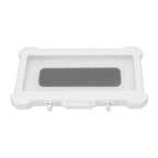 Shower Phone Holder Waterproof Case Touch Screen Rotating Phone Holder Wall Mount Shelf for Bathroom Kitchen 9801W White