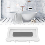 Shower Phone Holder Waterproof Case Touch Screen Rotating Phone Holder Wall Mount Shelf for Bathroom Kitchen 9801W White
