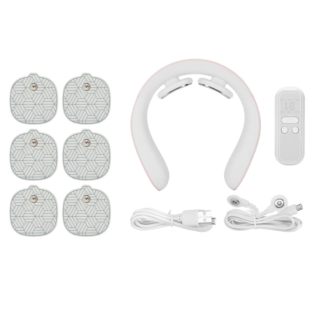 Pulse Neck Massager 15 Levels Adjustable 42℃ Constant Temperature Intelligent Massage Instrument
