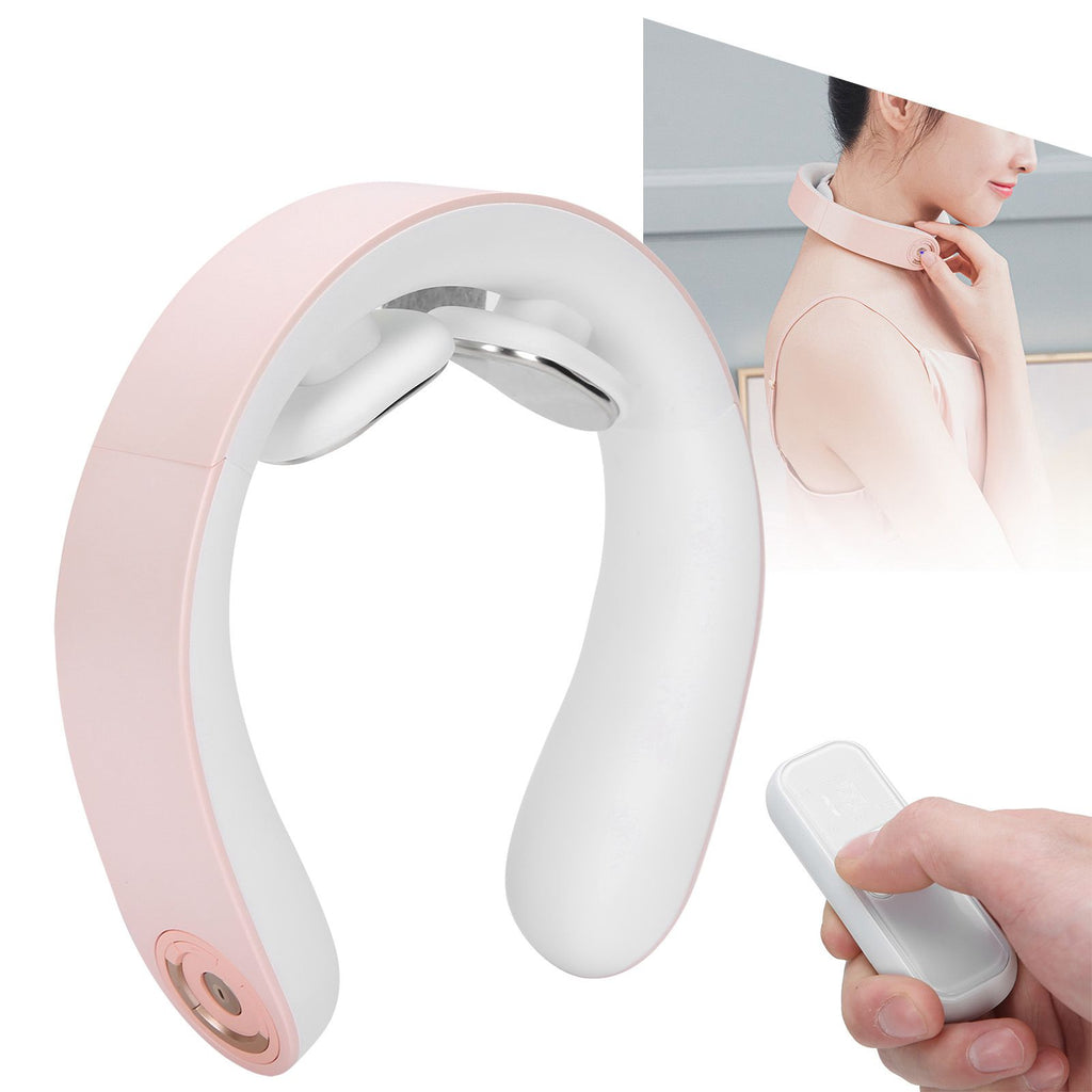 Pulse Neck Massager 15 Levels Adjustable 42℃ Constant Temperature Intelligent Massage Instrument