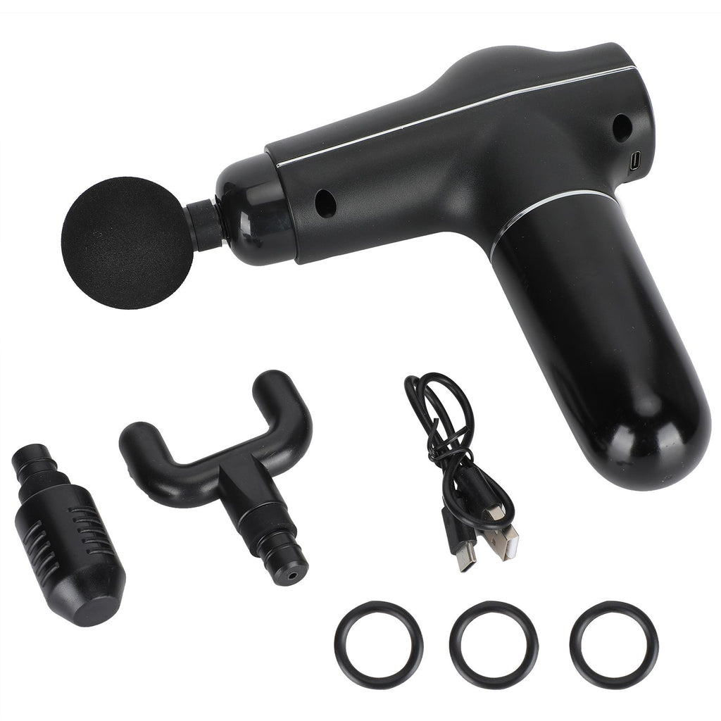 Mini Muscle Stimulator Body Relaxation Portable Muscle Massager Equipment with 3 Gears(Black Metallic PaintUV Varnishing )