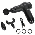 Mini Muscle Stimulator Body Relaxation Portable Muscle Massager Equipment with 3 Gears(Black Metallic PaintUV Varnishing )