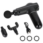 Mini Muscle Stimulator Body Relaxation Portable Muscle Massager Equipment with 3 Gears(Black Metallic PaintUV Varnishing )