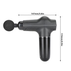 Mini Muscle Stimulator Body Relaxation Portable Muscle Massager Equipment with 3 Gears(Black Metallic PaintUV Varnishing )