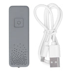 Air Purifier 8 Million Negative Ion Air Cleaner Tie Clip Portable Ion Generator USB ChargingGray