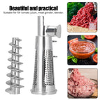 Meat Grinder Tomato Juicer Screw Shaft Filter Sleeve Baffle Accessories for Mixer Attachment
