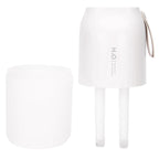 300ml Double Spray Humidifier Diffuser USB Charging Nanometer Atomization 2 Gears Night LightWhite