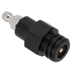 8mm Male Quick Plug to Male Thread TR21-4 CO2 Cylinder Tank Adapter Connector for Soda Club(Black )