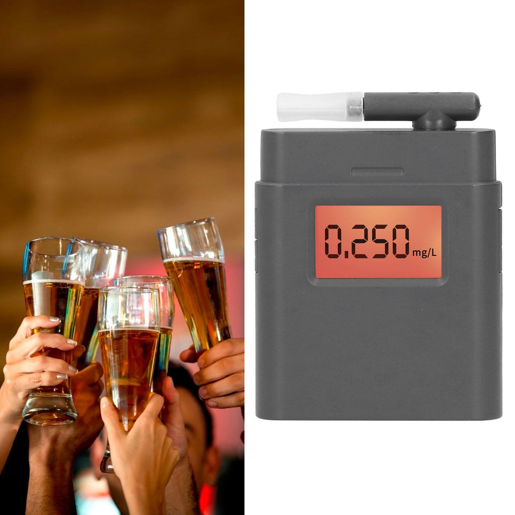 Alcohol Tester Portable Breathalyzer Analyzer High Accuracy Alcohol Breath Detector