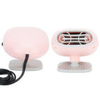 150W 12V Fan Heater 360 Degree Rotation Portable Windscreen Defroster Cigar Lighter for Car