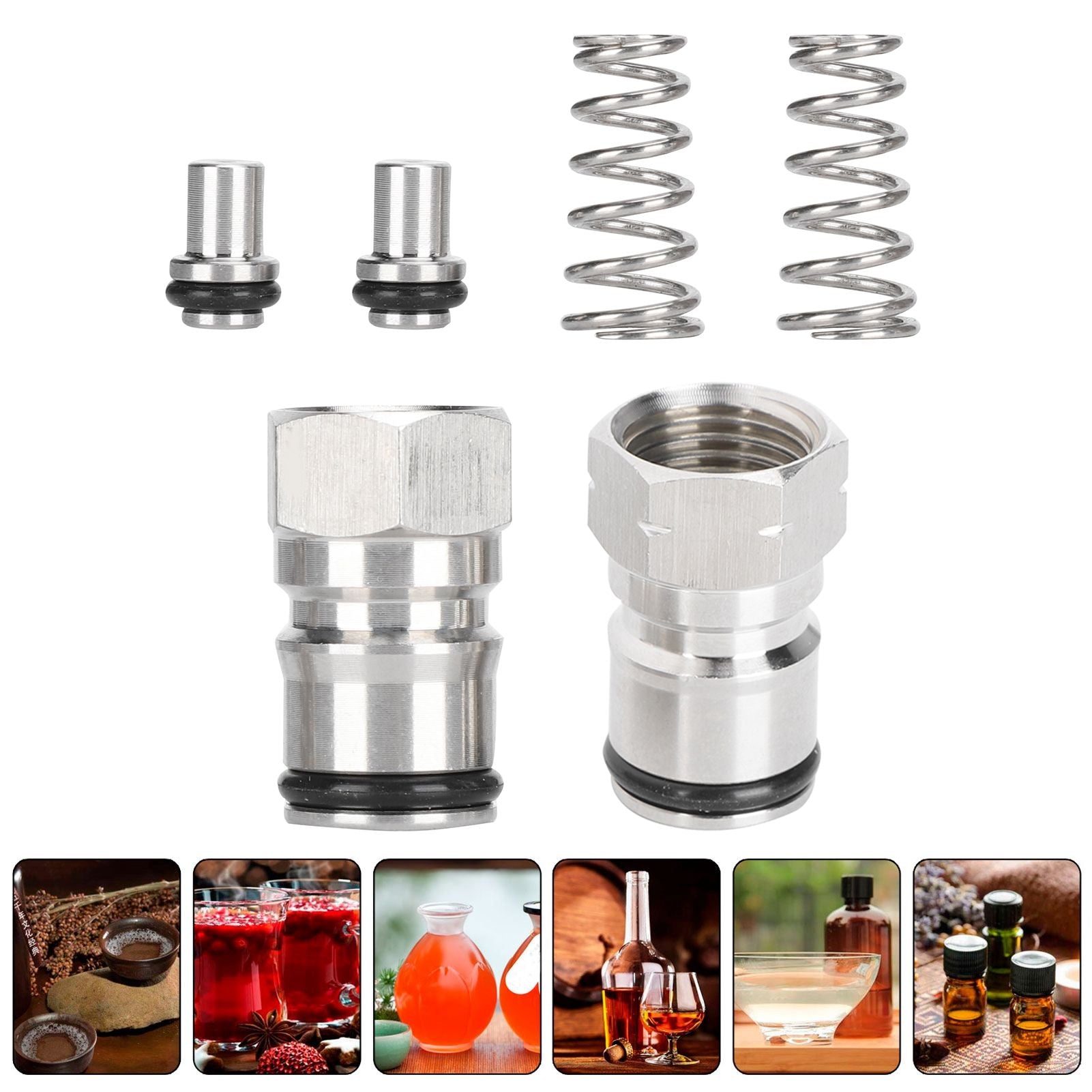 Home Brewing 19/32-18 Thread Gas Liquid Ball Lock Keg Posts Spring for Cornelius Corny Keg