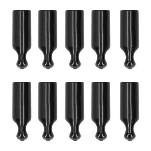 10Pcs Beer Tap Cap Rubber Covers Accessory for Beer Barrel Draft Beer Faucet Black
