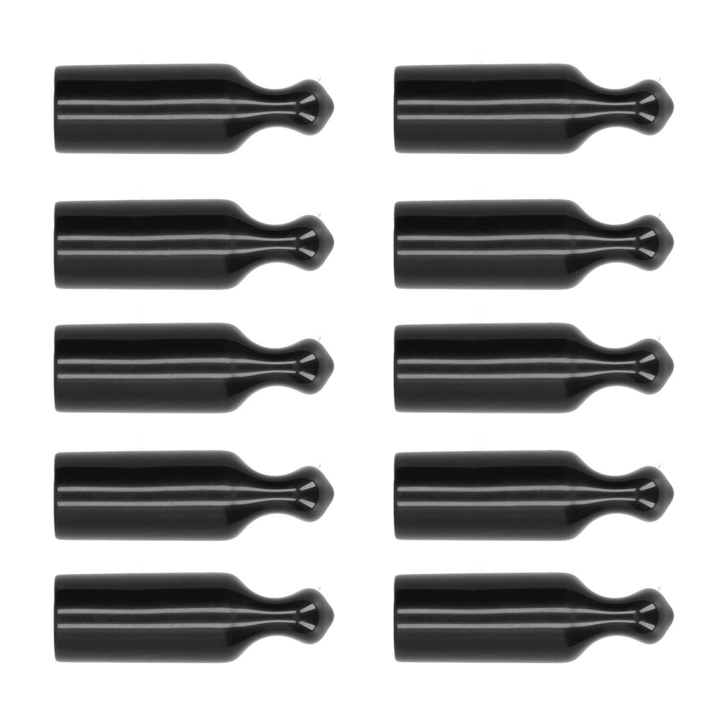 10Pcs Beer Tap Cap Rubber Covers Accessory for Beer Barrel Draft Beer Faucet Black
