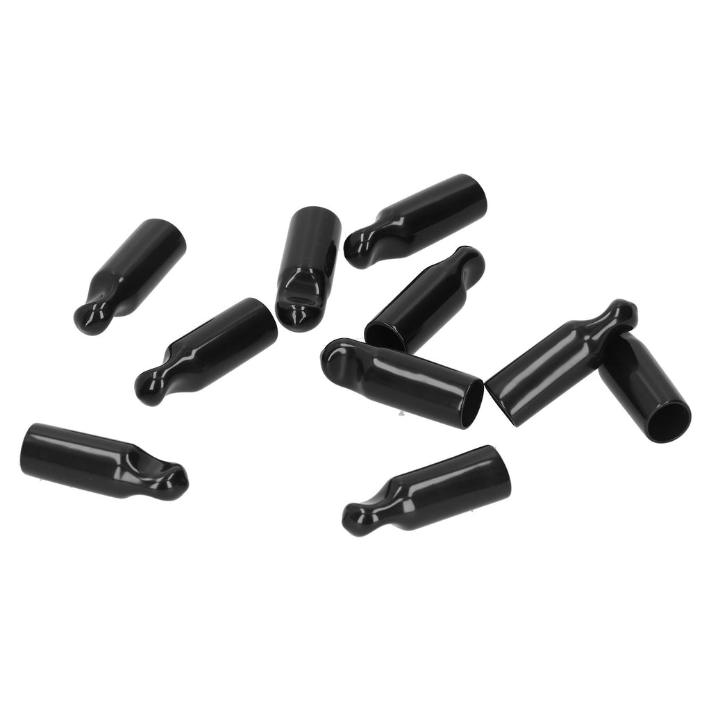 10Pcs Beer Tap Cap Rubber Covers Accessory for Beer Barrel Draft Beer Faucet Black