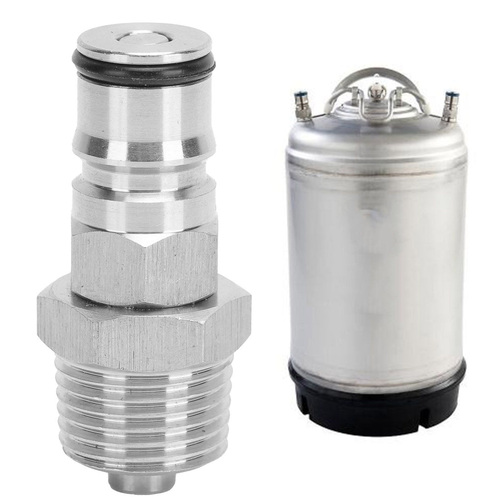 19/32‑18 Ball Lock Post with 1/2in NPT Male Thread Liquid Ball Lock Post Adapter for Corny Keg
