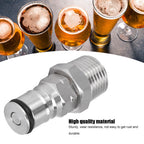 19/32‑18 Ball Lock Post with 1/2in NPT Male Thread Gas Ball Lock Keg Post Adapter for Corny Keg