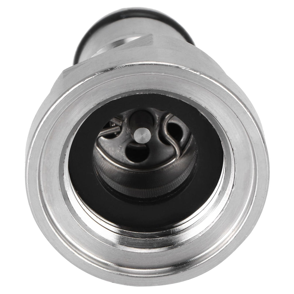 1/2in Liquid Ball Lock Stainless Steel Keg Coupler Adapter Beer Barrel Brewing Accessory