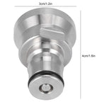 1/2in Liquid Ball Lock Stainless Steel Keg Coupler Adapter Beer Barrel Brewing Accessory