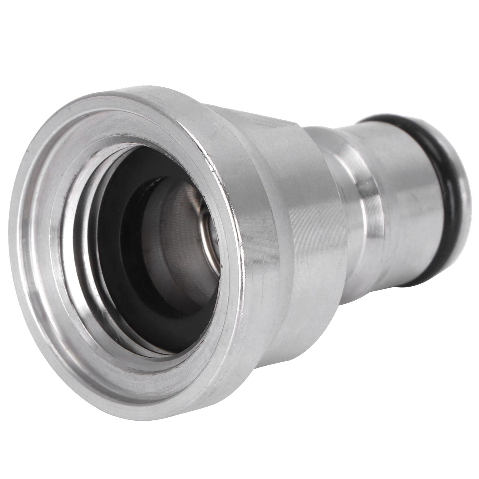 1/2in Liquid Ball Lock Stainless Steel Keg Coupler Adapter Beer Barrel Brewing Accessory