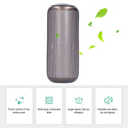 Air Purifier Portable 2Speed Negative Ion Air Cleaner StartStop with Car USB Powered(Gold )