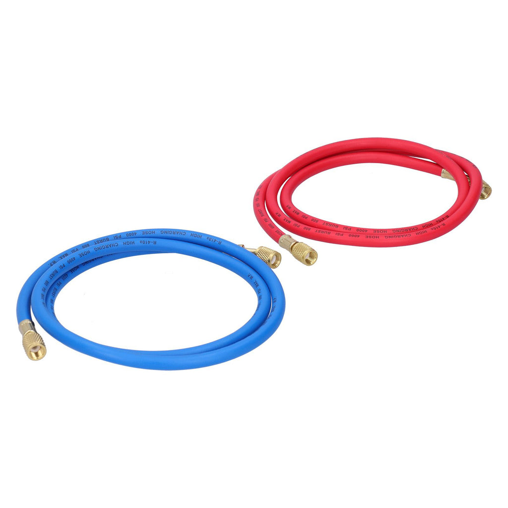 Air Conditioner Refrigerant Recharge Hose AirConditioning Refrigeration Adding Tool Accessory(Double English Standard Joint 2Pcs 1.5meters )