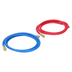Air Conditioner Refrigerant Recharge Hose AirConditioning Refrigeration Adding Tool Accessory(Double English Standard Joint 2Pcs 1.5meters )