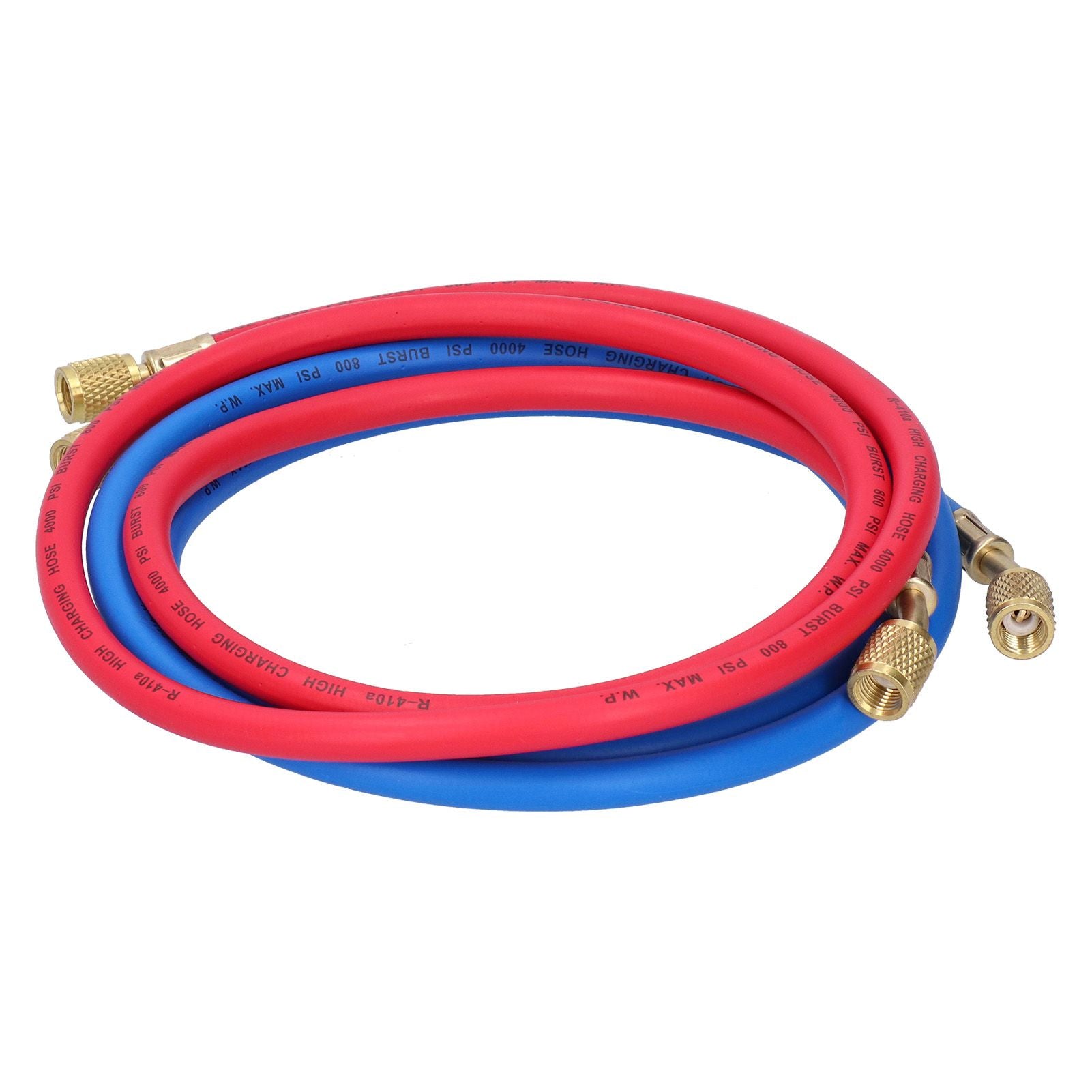Air Conditioner Refrigerant Recharge Hose AirConditioning Refrigeration Adding Tool Accessory(Double English Standard Joint 2Pcs 1.5meters )