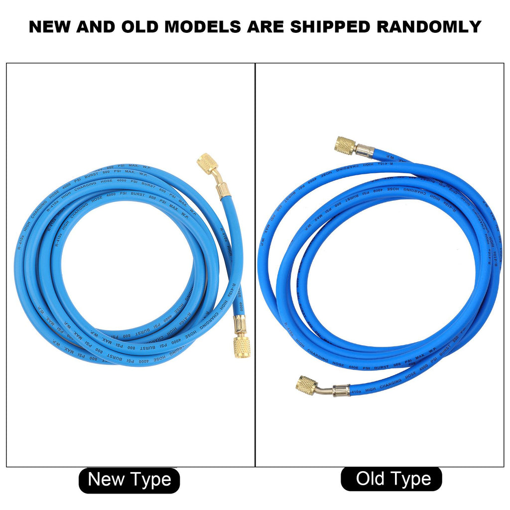 Air Conditioner Refrigerant Recharge Hose AirConditioning Refrigeration Adding Tool Accessory(Double joint standard anglais 1Pc 3 mètres )