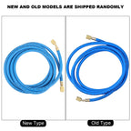 Air Conditioner Refrigerant Recharge Hose AirConditioning Refrigeration Adding Tool Accessory(Double joint standard anglais 1Pc 3 mètres )