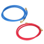 Refrigerant Charging Hose Fluoride Adding Tube Car Air Conditioning Repair Tool Car AccessoriesFor R410 2Pcs 1.5m