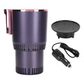 12V Car Cup Cooler Warmer Portable Car Heating Cooling Cup Holder for Home Travel UseRose Gold