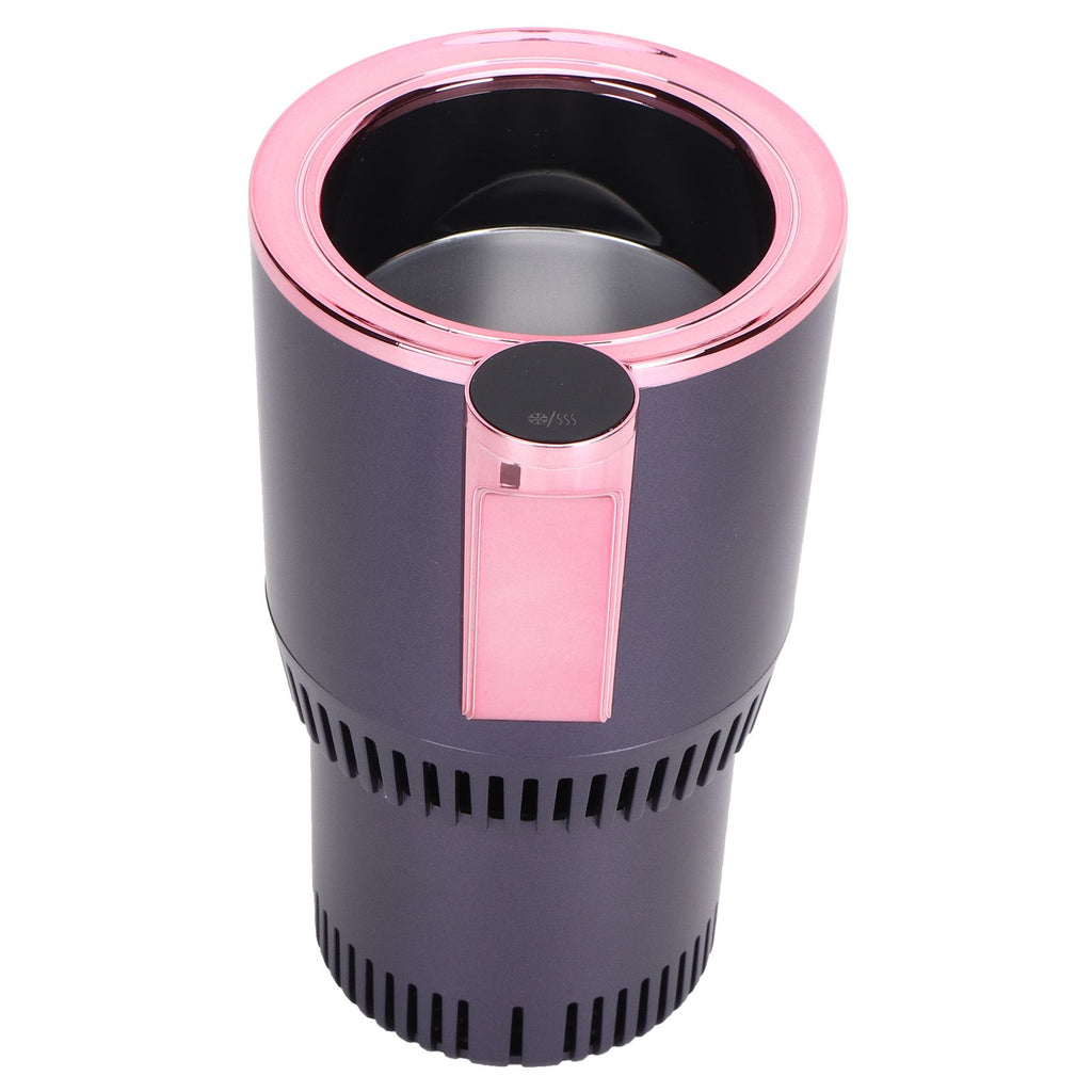 12V Car Cup Cooler Warmer Portable Car Heating Cooling Cup Holder for Home Travel UseRose Gold