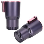 12V Car Cup Cooler Warmer Portable Car Heating Cooling Cup Holder for Home Travel UseRose Gold