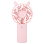 Mini Fan Portable Hand Held Cute Mute Electric Cooling Fan for Home Office Travel Pink