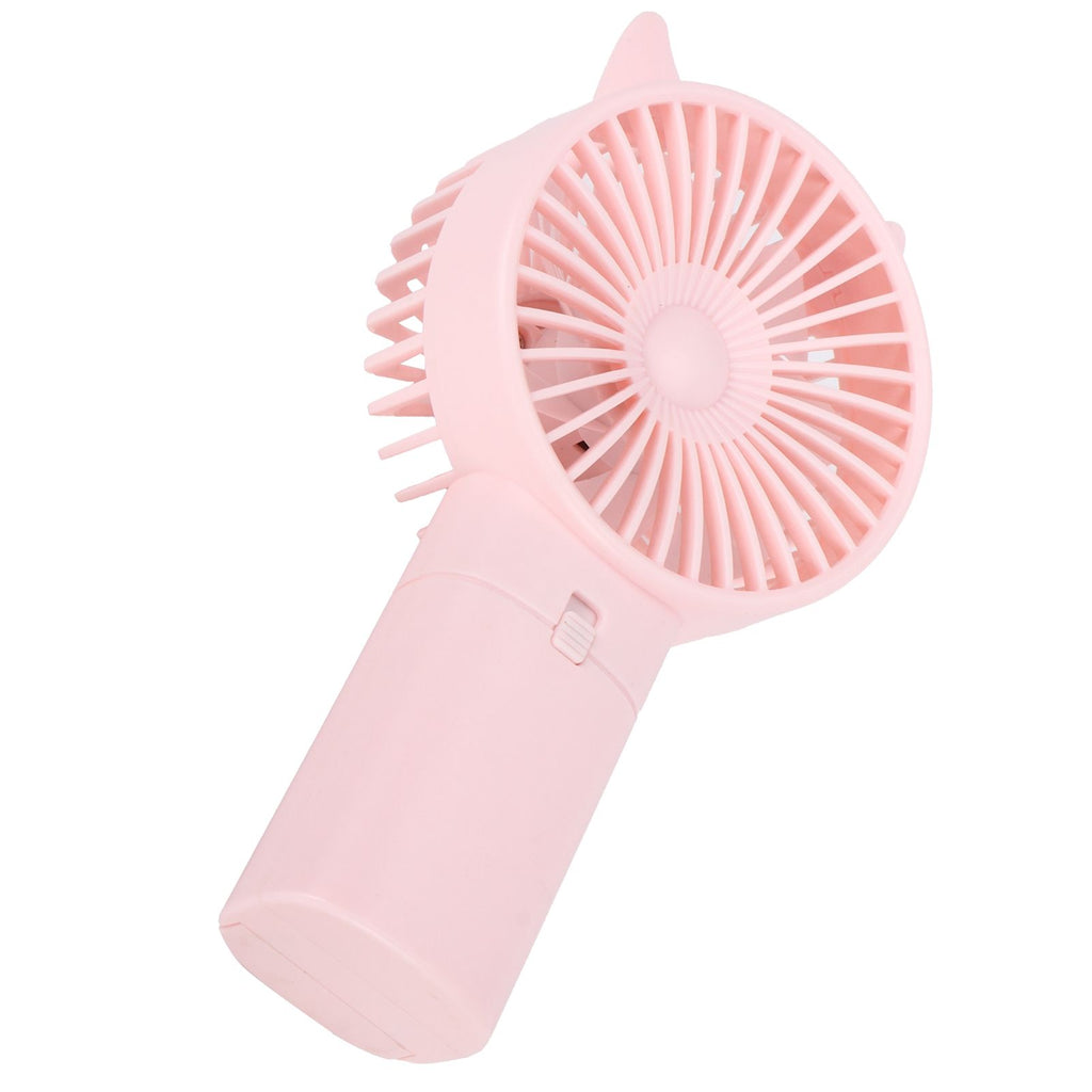 Mini Fan Portable Hand Held Cute Mute Electric Cooling Fan for Home Office Travel Pink