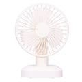 Table Fan Adjustable Portable Mini Fan 3‑Speeds Desktop Fan for Office Home USB Charging