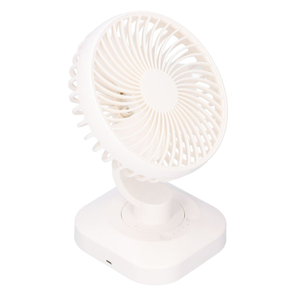 Table Fan Adjustable Portable Mini Fan 3‑Speeds Desktop Fan for Office Home USB Charging