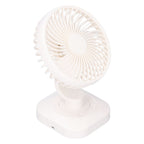 Table Fan Adjustable Portable Mini Fan 3‑Speeds Desktop Fan for Office Home USB Charging