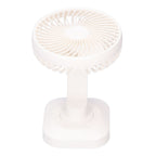 Table Fan Adjustable Portable Mini Fan 3‑Speeds Desktop Fan for Office Home USB Charging