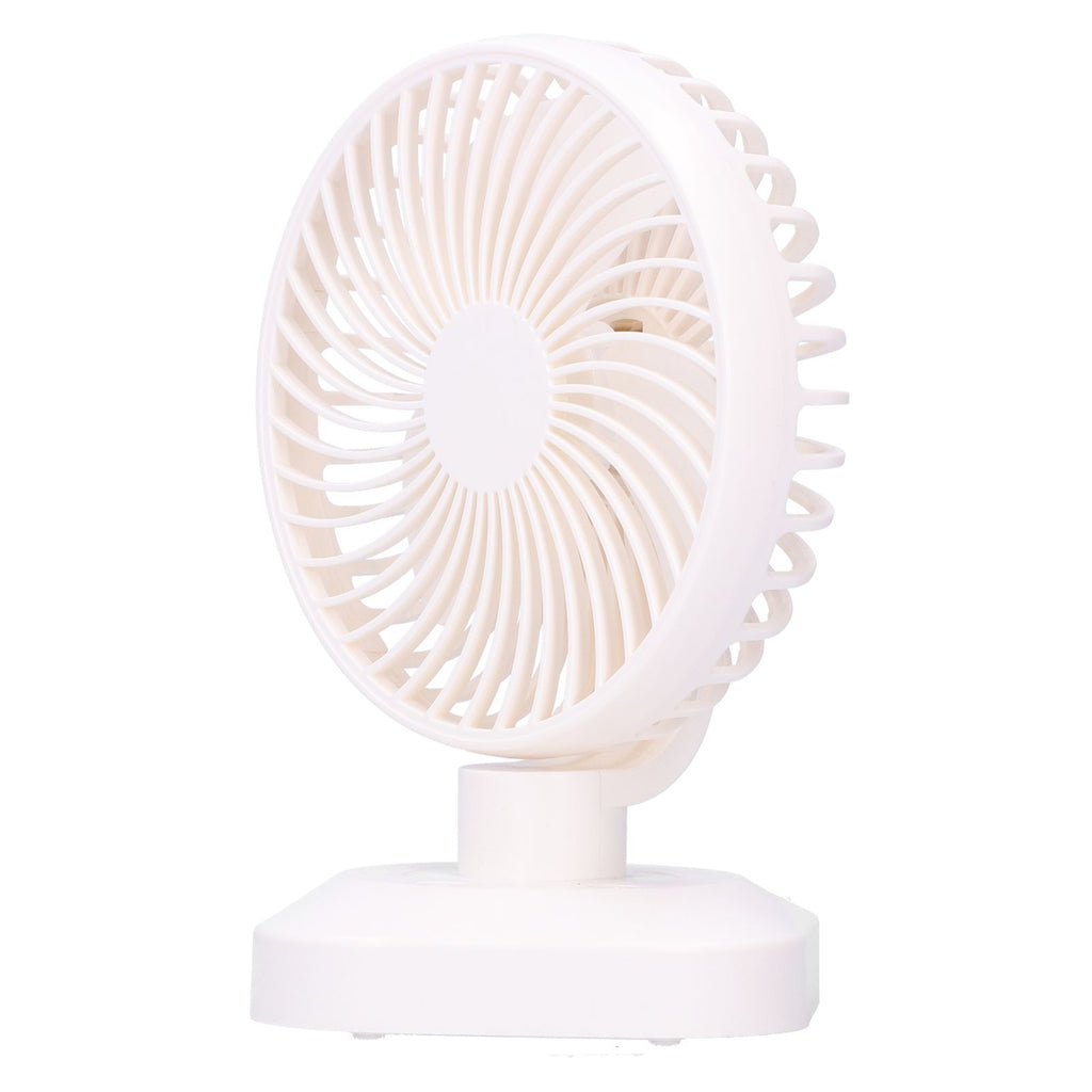 Table Fan Adjustable Portable Mini Fan 3‑Speeds Desktop Fan for Office Home USB Charging
