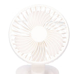 Table Fan Adjustable Portable Mini Fan 3‑Speeds Desktop Fan for Office Home USB Charging