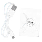 Mini Handheld Fan Desktop Portable USB Rechargeable Fan for Home Office with Aromatherapy Tablets