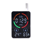 Air Quality Monitor Digital CO2 Meter Carbon Dioxide Detector Portable Temperature Humidity Tester