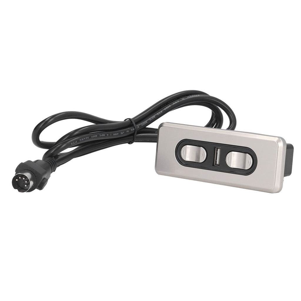 Dual Motor 12V/29V Electric Sofa Controller Recliner Lift Controller with USB Charging Port 5P Lift Chair Control Switch
