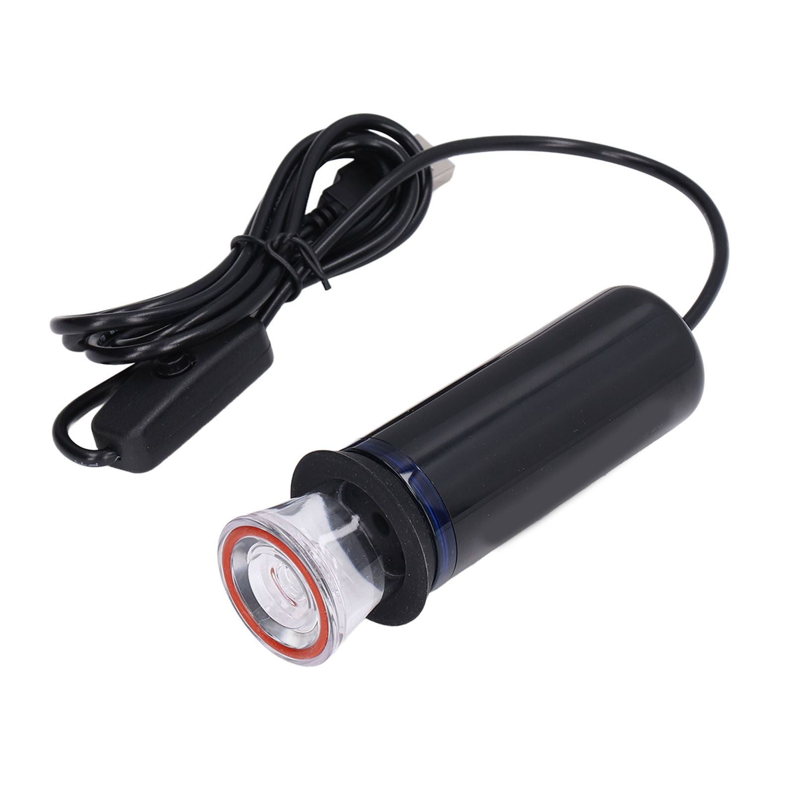 Electric Air Pump USB Powered Electric Vacuum Pump with 2 Nozzles and Storage Bag for Travel