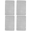 4PCS Barbecue Cooling Rack Stainless Steel Cooling Grid Tray Cake Cookies Baking Rack for Kitchen